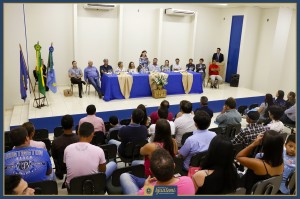 PREFEITA PATRICIA DISCURSA DURANTE CERIMONIA