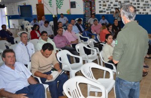 Ambientalistas e autoridades durante a Oficina de Turimso iniciada hoje cedo em Itaquiraí