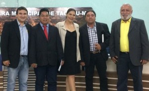 Mesa Diretora da Câmara de Tacuru biênio 2019-2020.
