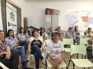 Membros do Conselho Municipal de Assistência Social durante a audiência pública