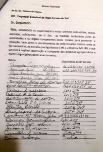 Solicitação de Cascalhamento