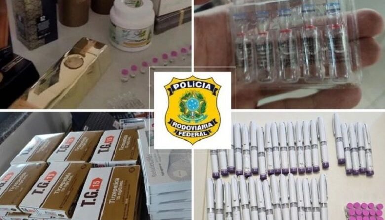 Polícia Intercepta medicamentos ilegais e canetas de Mounjaro Polícia Intercepta medicamentos ilegais e canetas de Mounjaro