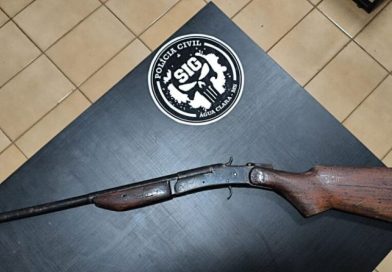 Homem ameaça matar ex, invade fazenda e é preso com espingarda