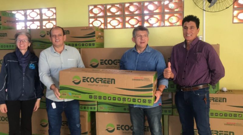 Escola 8 de Maio em Iguatemi recebe ares condicionados e projeta reforma de R$ 8 milhões