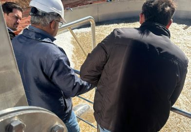Em Itaquiraí Thalles acompanha obras de reformas e visita Estação de Tratamento de Esgoto