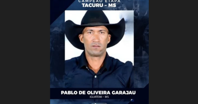 Peão Iguatemiense Pablo Oliveira dá show e conquista o título de campeão do rodeio da Expotac 2026