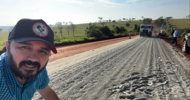 Prefeito de Tacuru destaca avanço nas obras de recuperação da MS-295 e agradece ao Governo do Estado