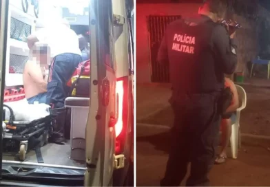 Idosa esfaqueia o filho após ser agredida com socos