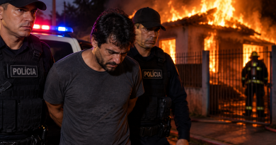 Homem que incendiou casa da ex enquanto ela trabalhava é preso