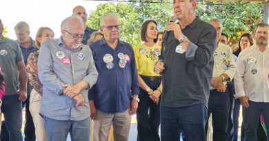 Riedel, Azambuja, Contar e Mara Caseiro visitam Iguatemi durante agenda de campanha