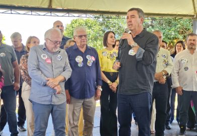Riedel, Azambuja, Contar e Mara Caseiro visitam Iguatemi durante agenda de campanha